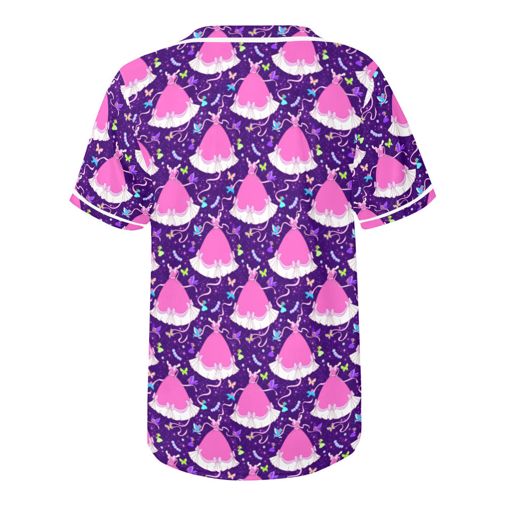 Disney Cinderella Making The Dress Baseball Jersey