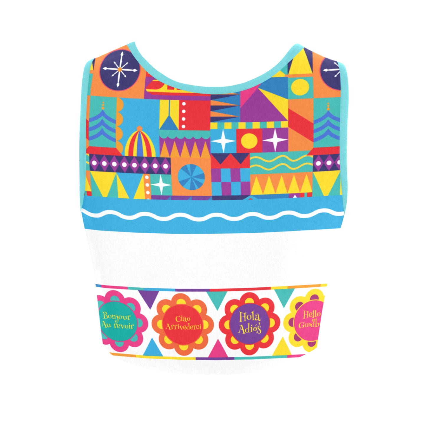 Small World Women's Athletic Crop Top