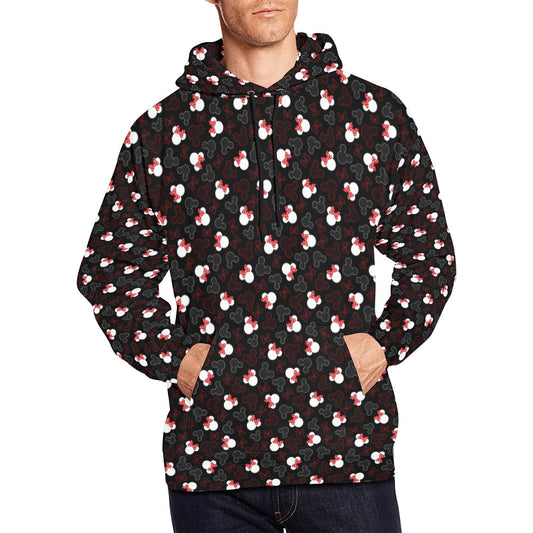 Mickey And Minnie Dots Hoodie for Men
