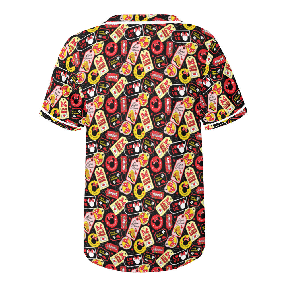 Minnie Bows Baseball Jersey