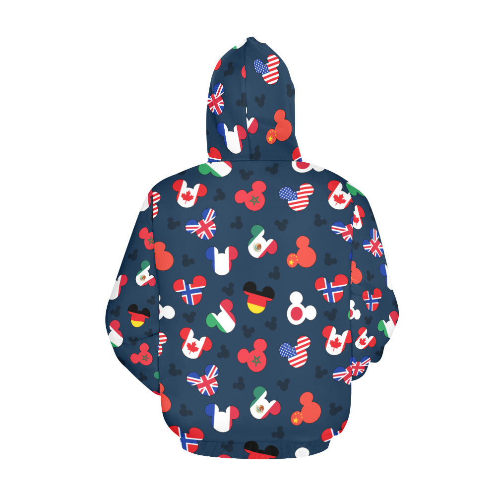 Disney World Epcot Around The World Hoodie for Women