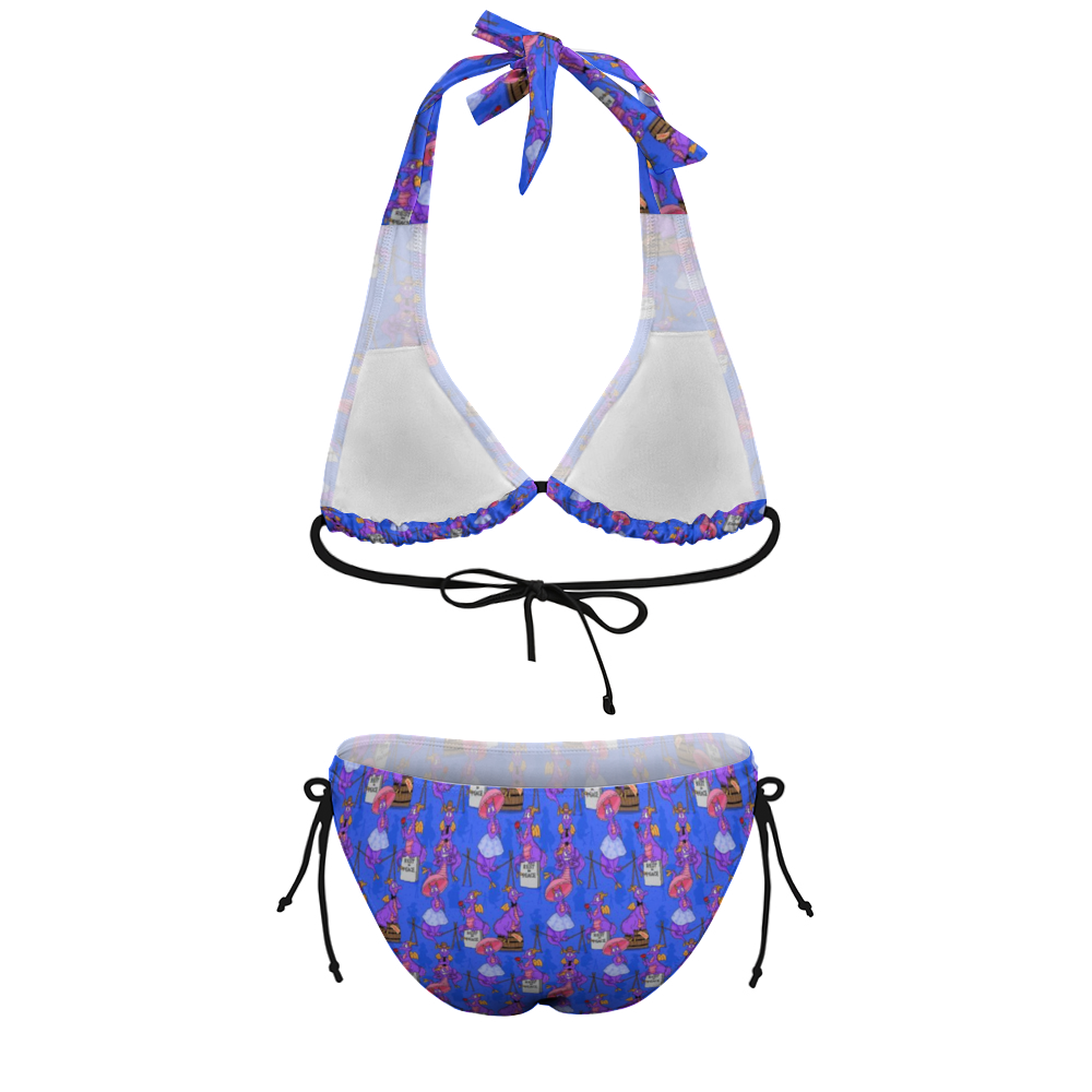 Haunted Mansion Figment Plus Size Women's Two Piece Bikini