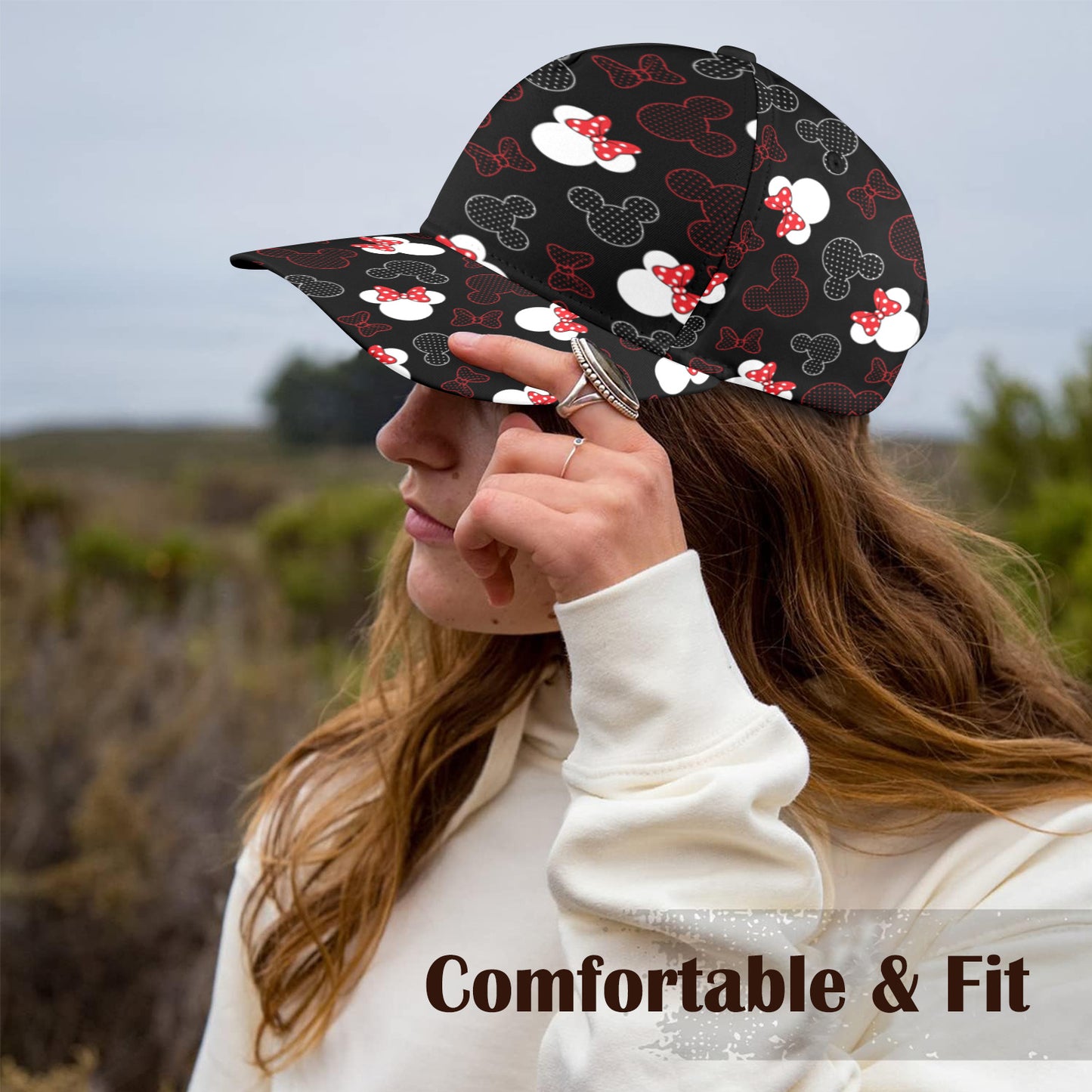 Mickey And Minnie Dots Hat