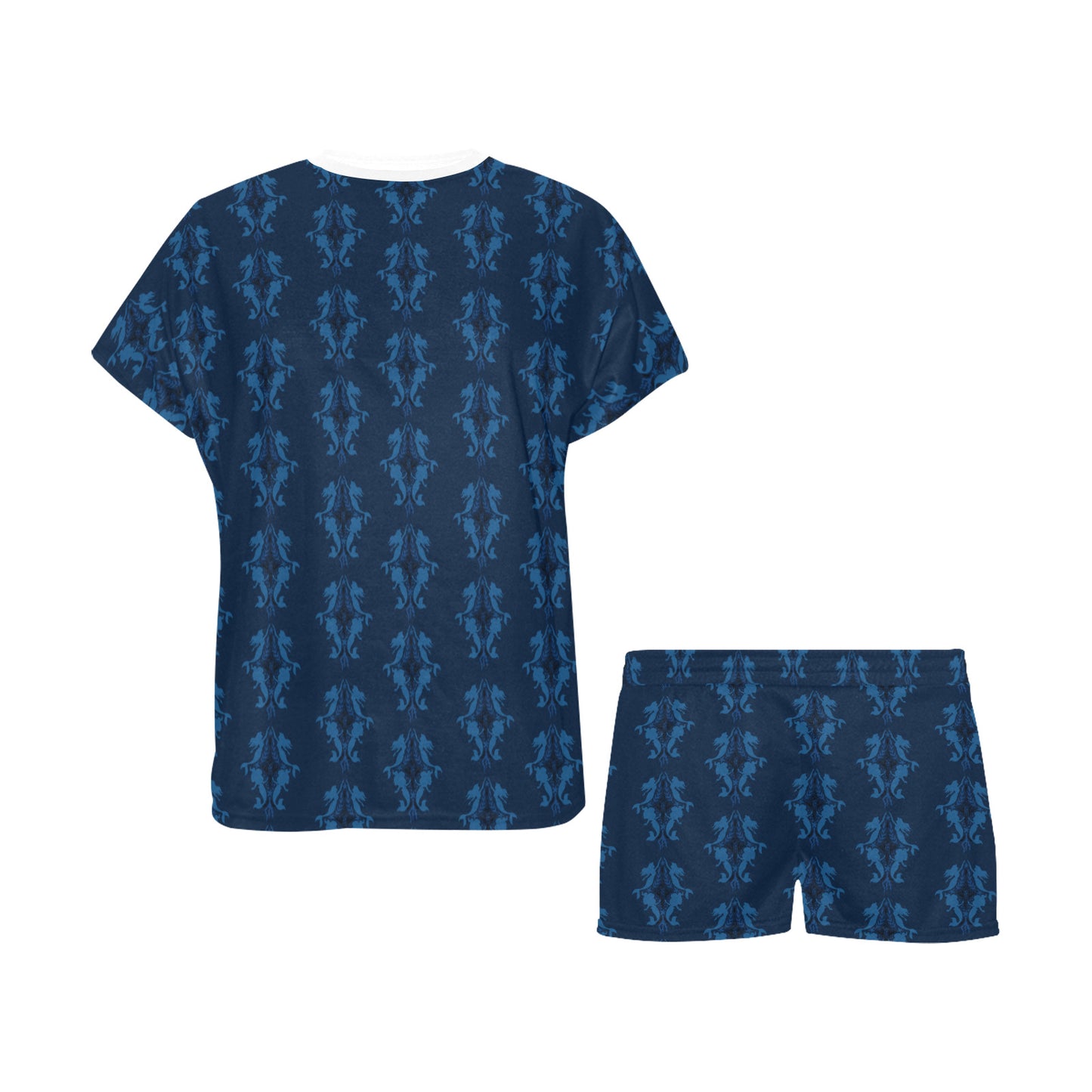 Under The Sea Women's Short Pajama Set