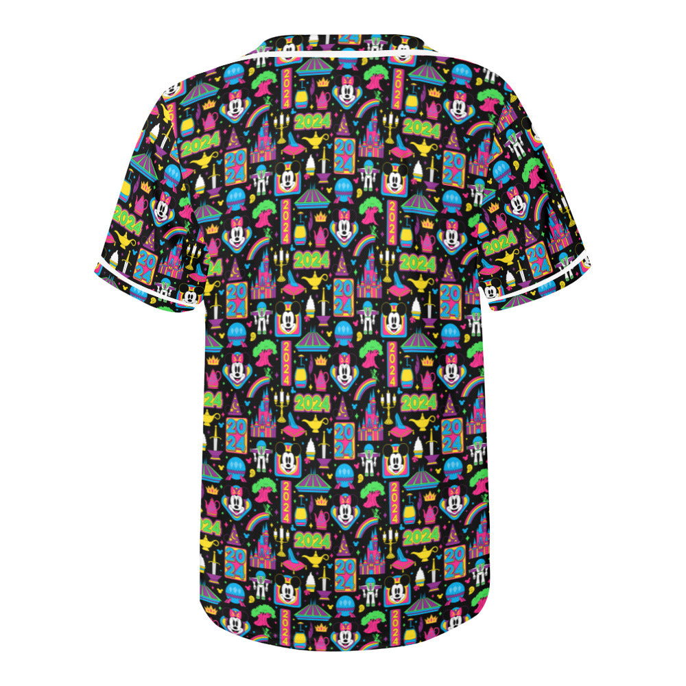 Disney 2024 Dark Baseball Jersey