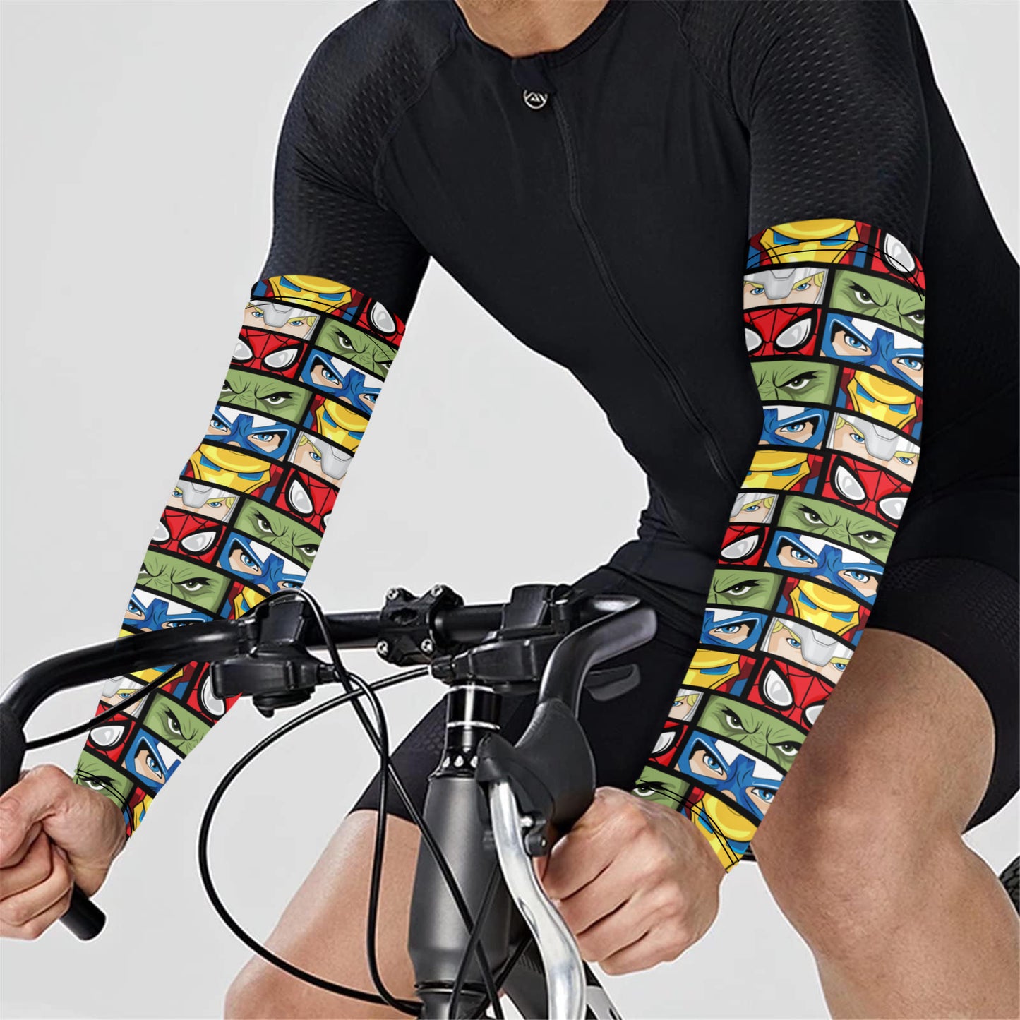 Super Heroes Eyes Arm Sleeves (Set of Two)