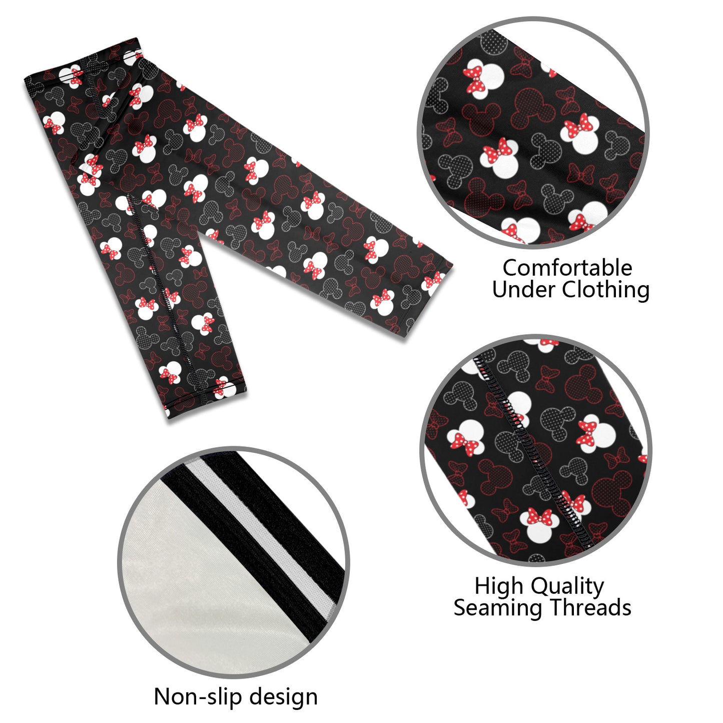 Mickey And Minnie Dots Arm Sleeves (Set of Two)