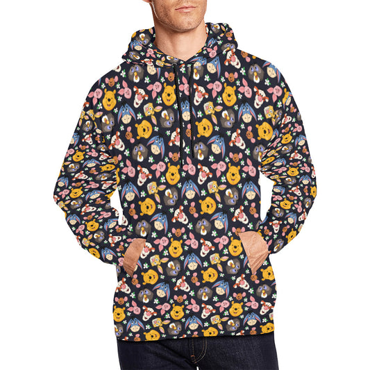 Hundred Acre Wood Friends Hoodie for Men