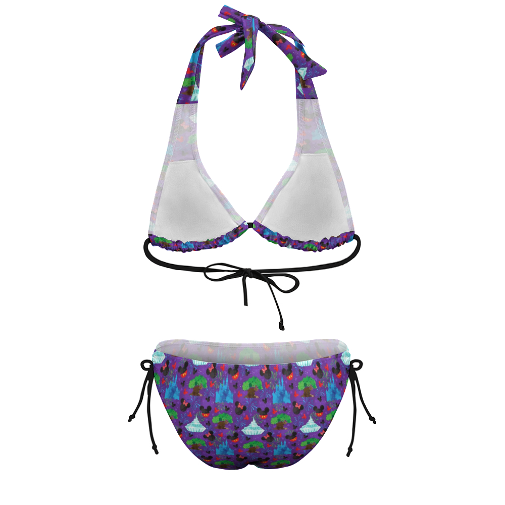 Park Hopper Fireworks Plus Size Women's Two Piece Bikini