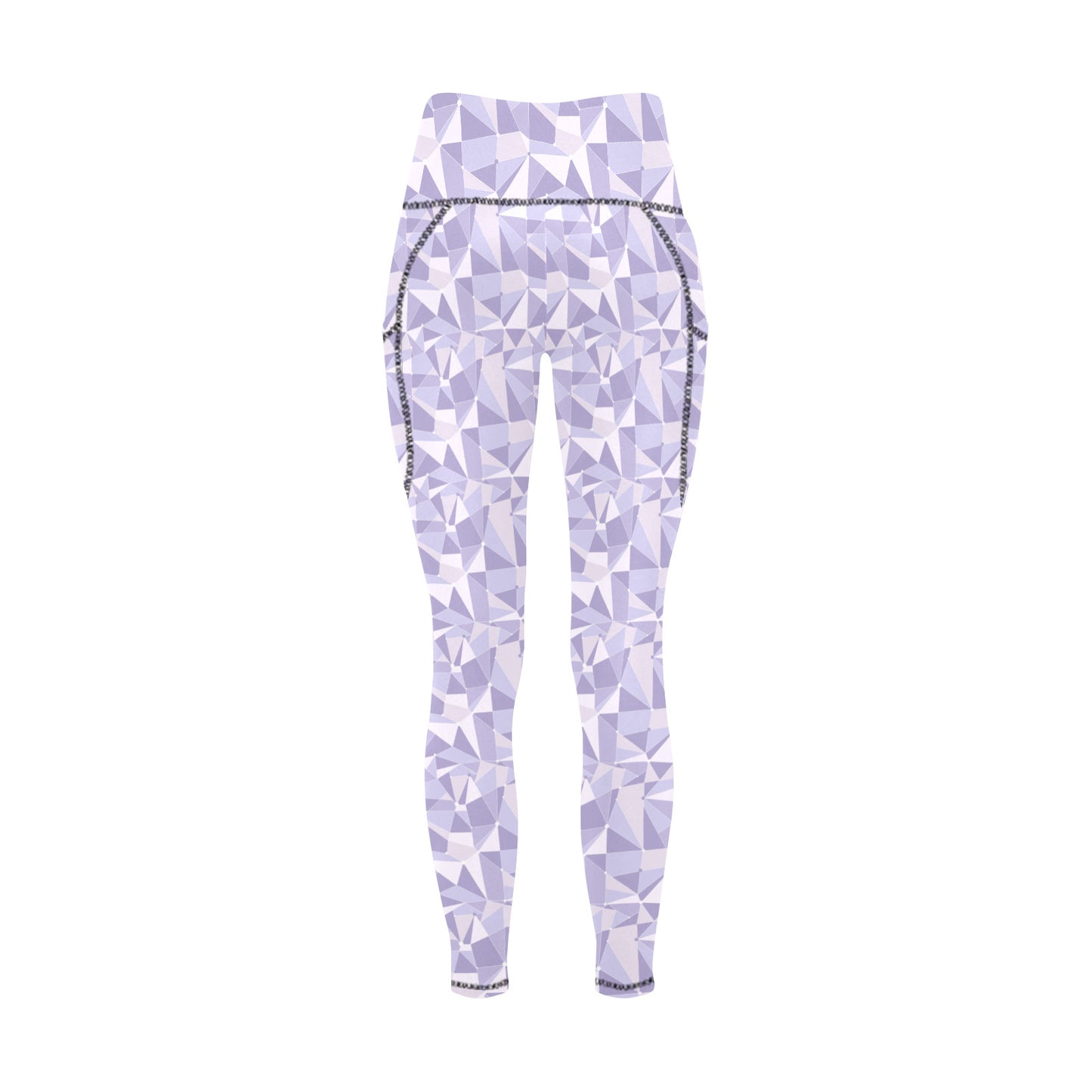 Purple Wall Women's Athletic Leggings With Pockets