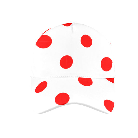 White With Red Polka Dots Hat