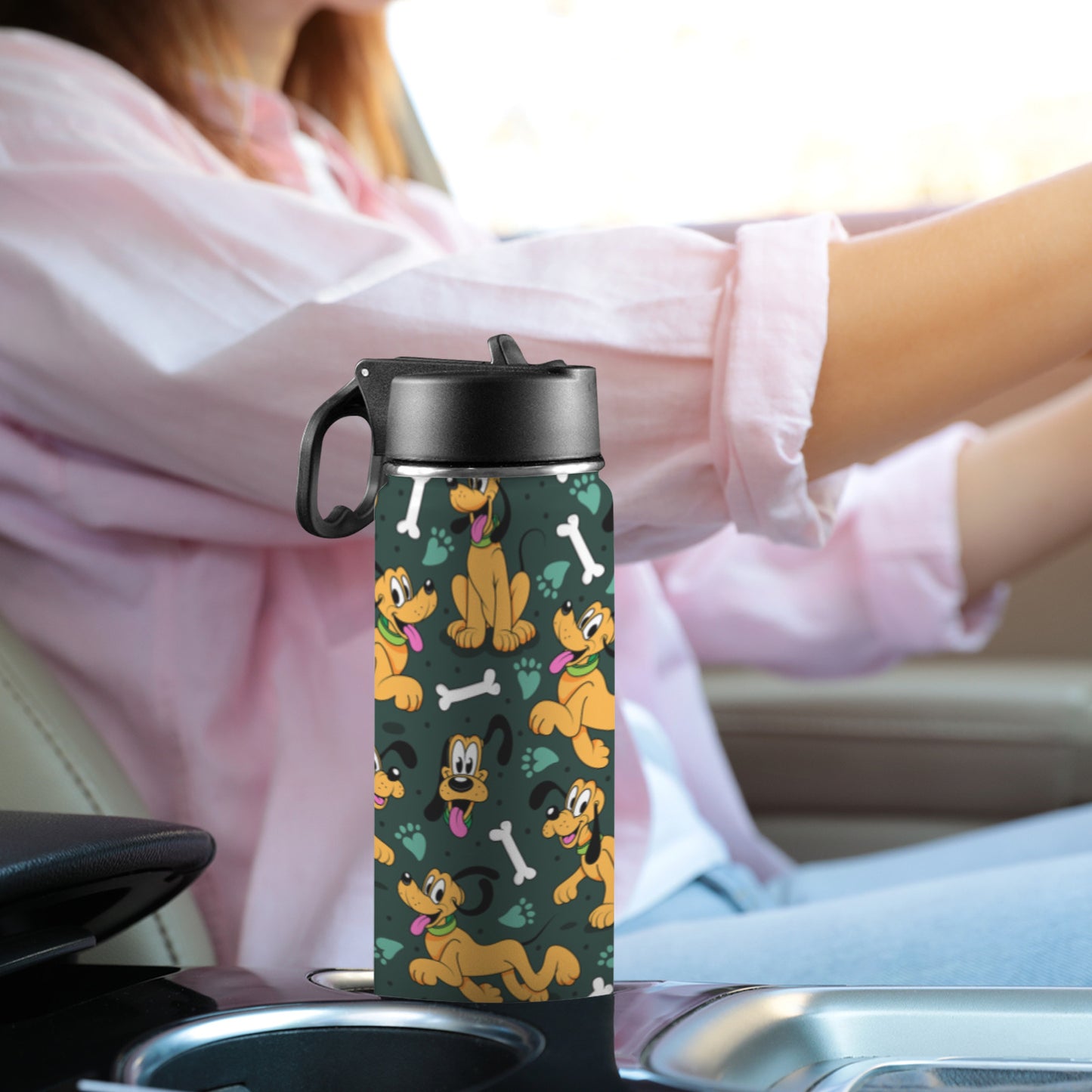 Life Is Better With A Dog Insulated Water Bottle