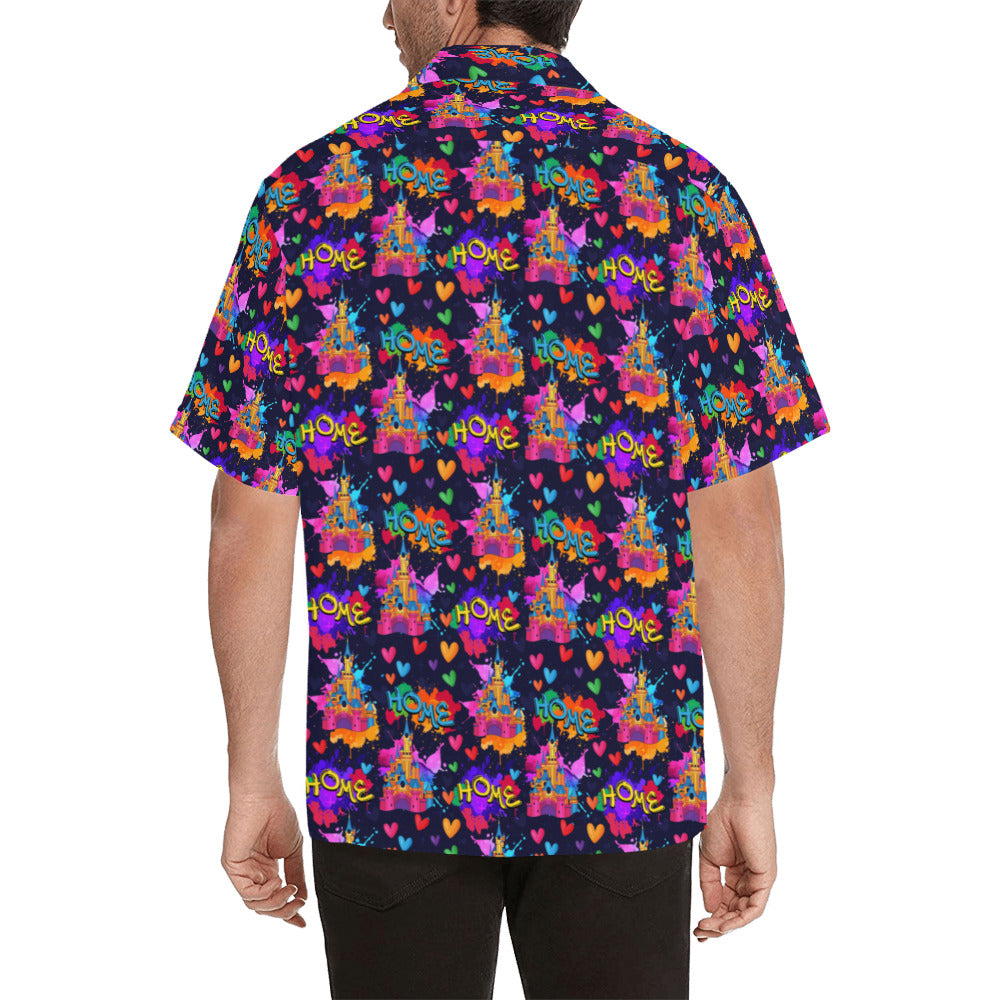 Watercolor Home Hawaiian Shirt