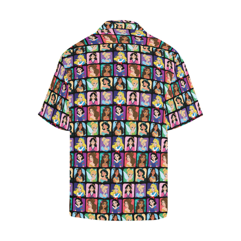 Princess Portraits Hawaiian Shirt
