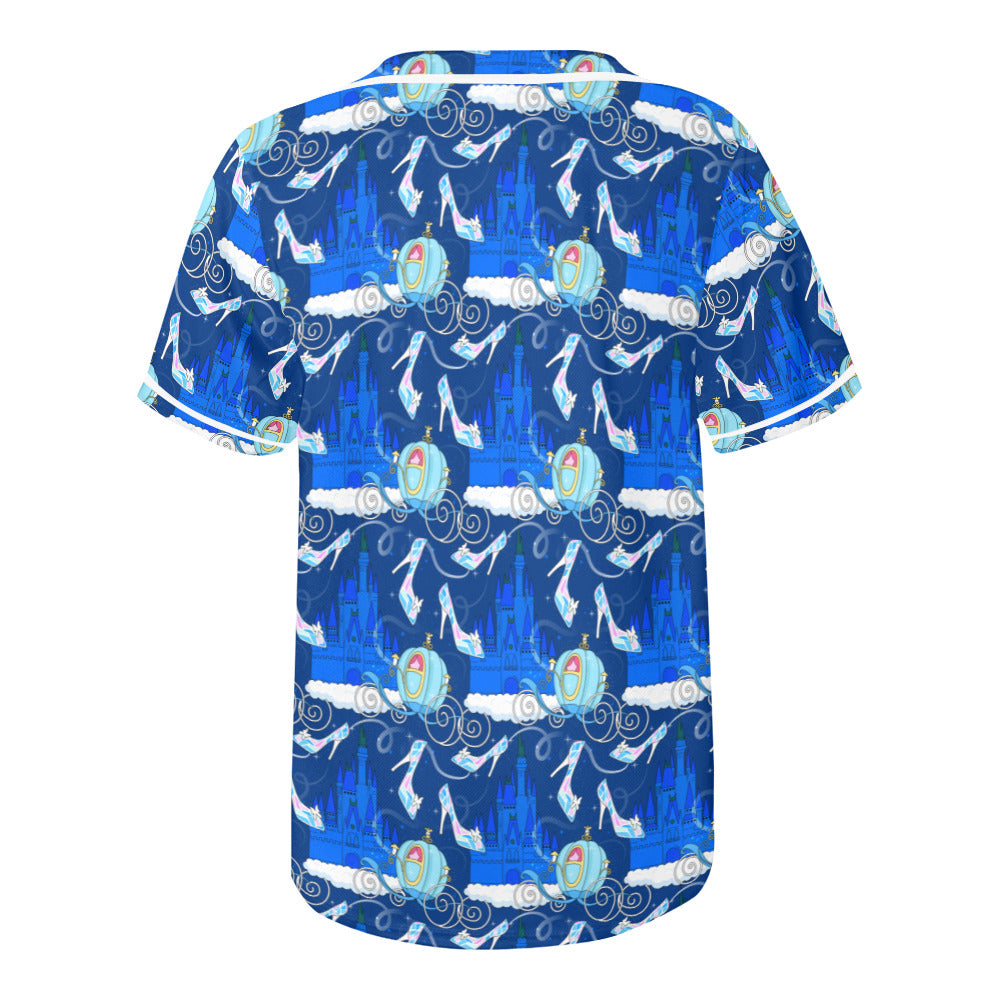 Disney Cinderella Glass Slippers Baseball Jersey
