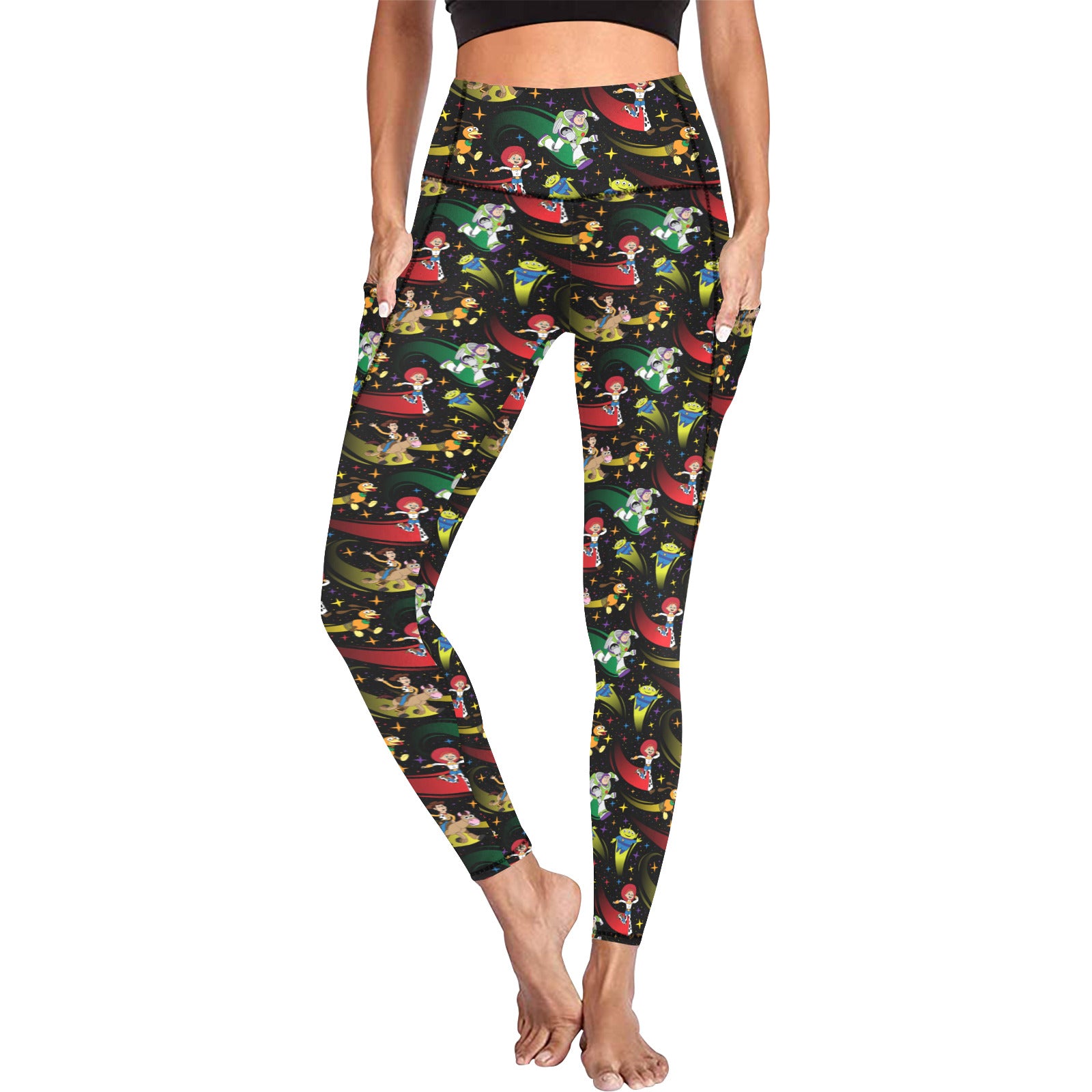 Roundup Women's Athletic Leggings With Pockets