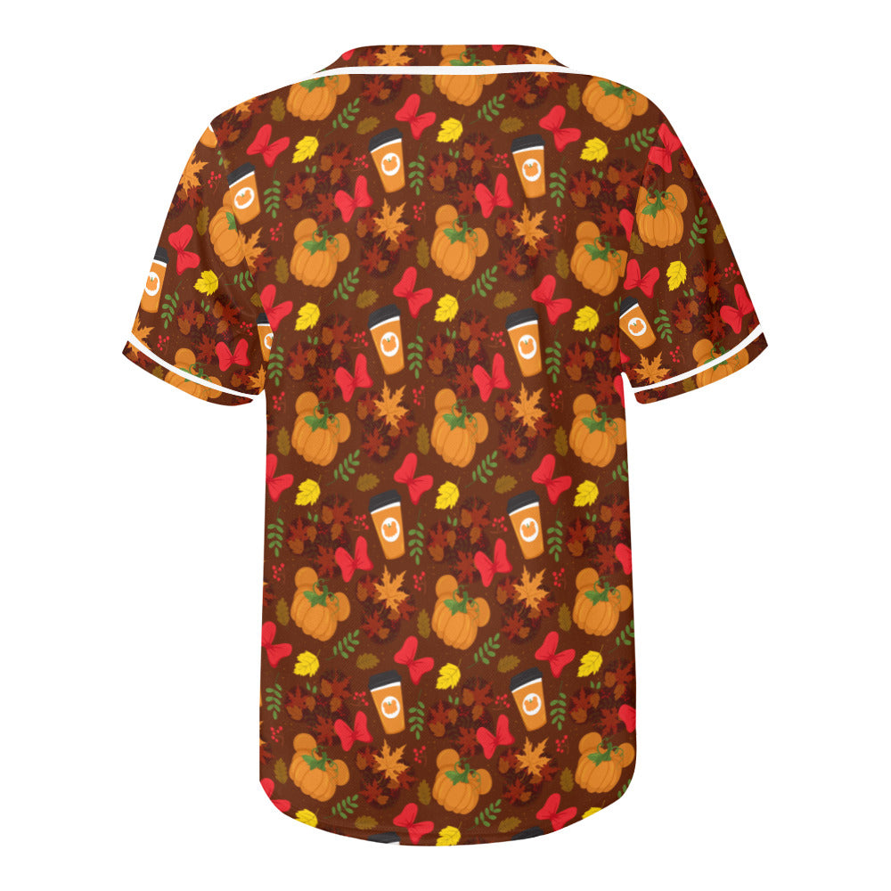 Fall Pumpkins Baseball Jersey