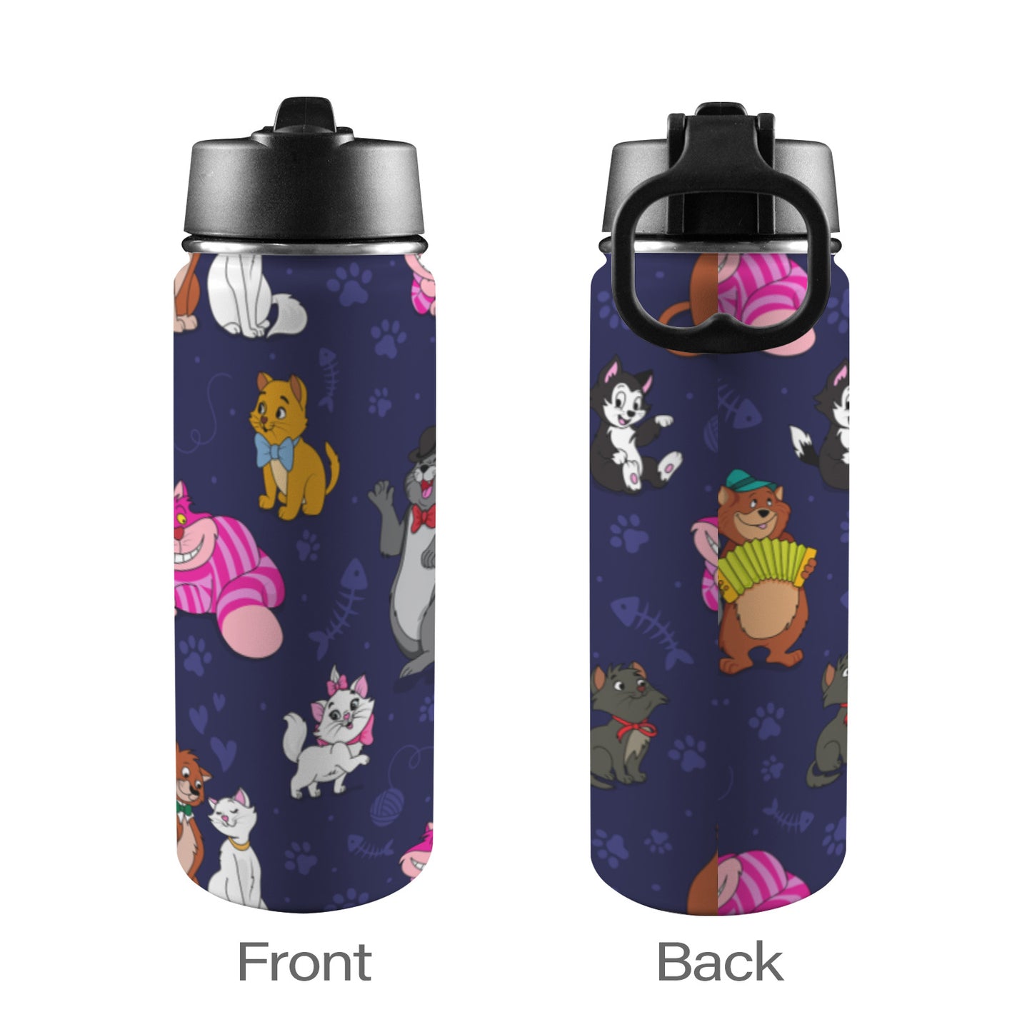 Cat Favorites Insulated Water Bottle