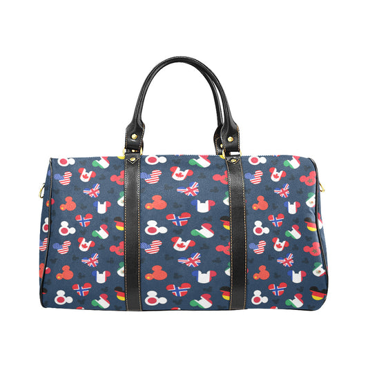 Mickey Flags Waterproof Luggage Travel Bag