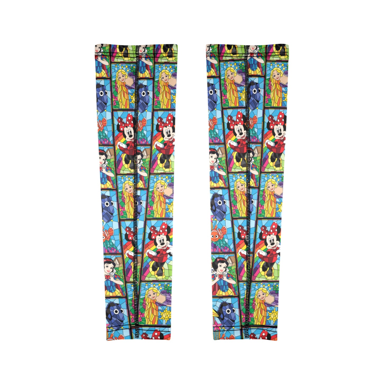Stained Glass Characters Arm Sleeves (Set of Two)