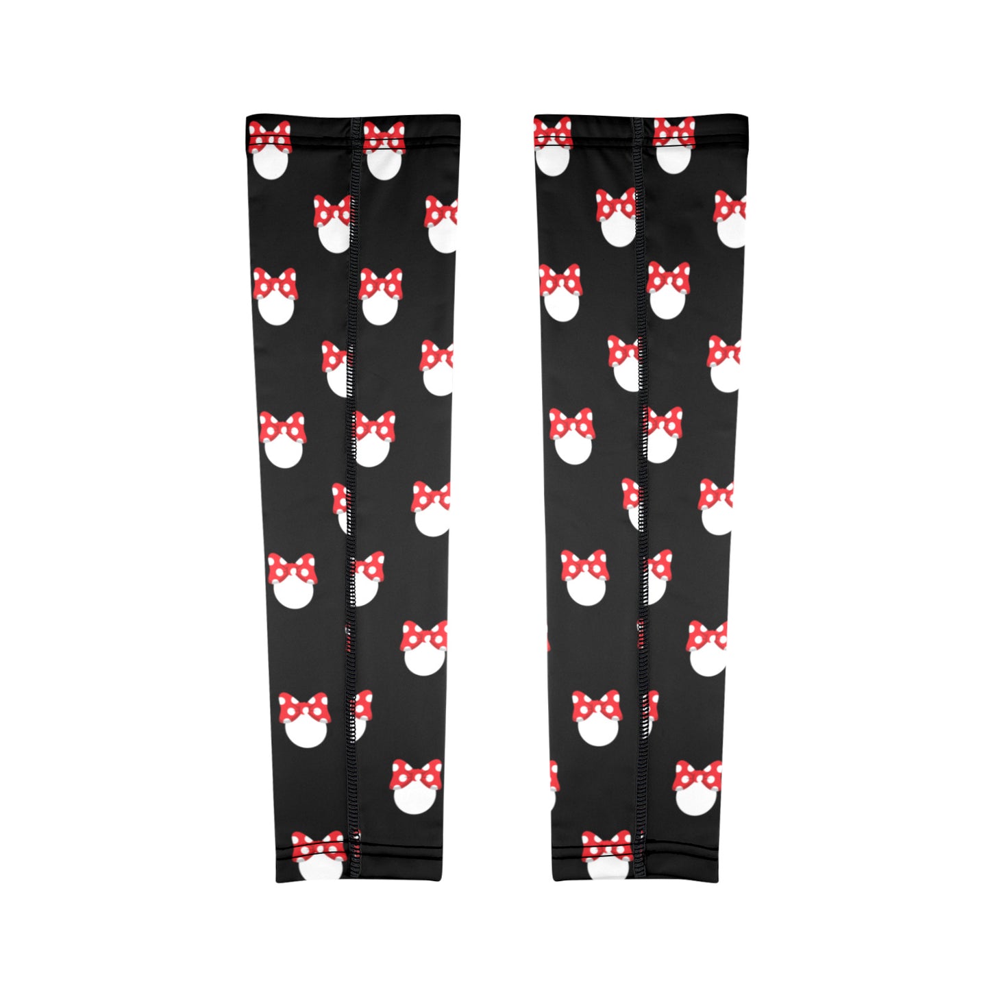White Polka Dot Red Bow Arm Sleeves (Set of Two)