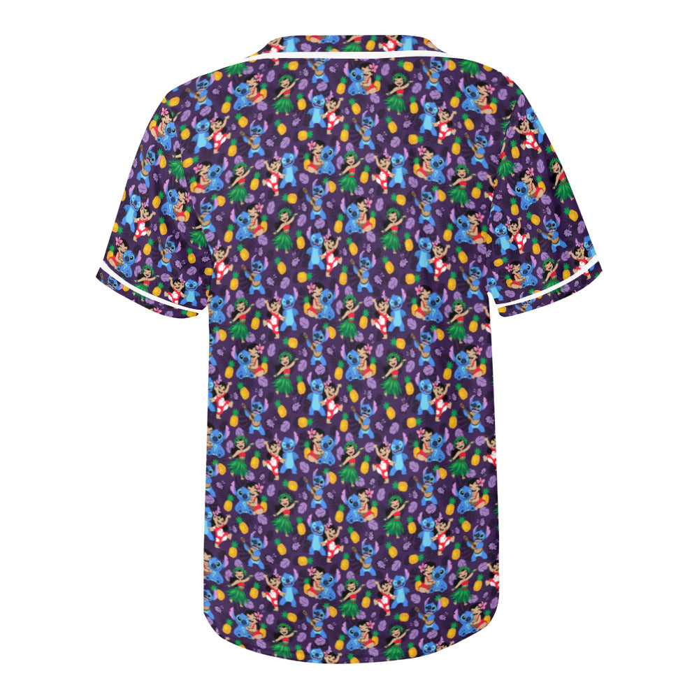 Disney Lilo And Stitch Island Friends Baseball Jersey