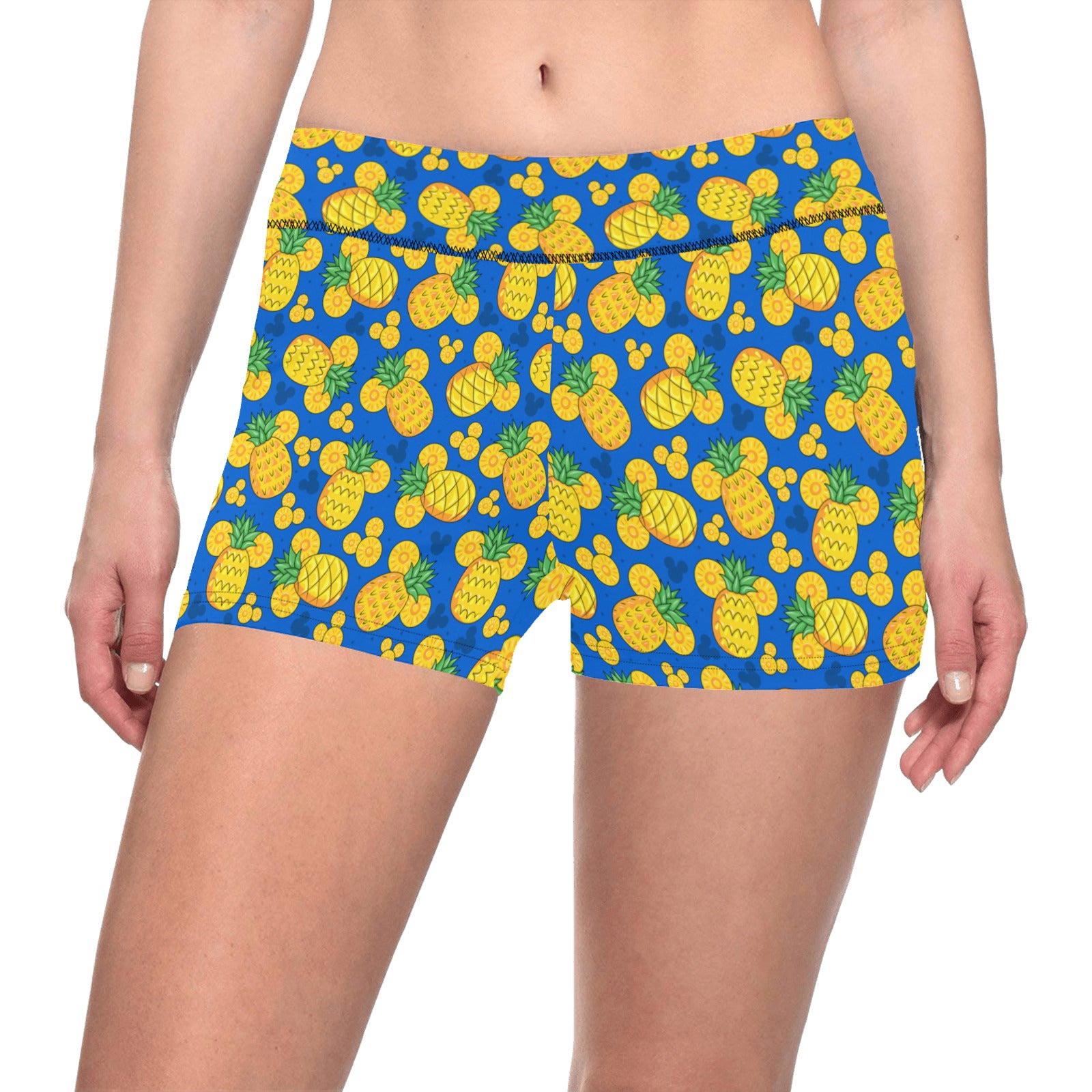 Halloween Pineapple Woman Pajama Shorts Womens Boxers Pants