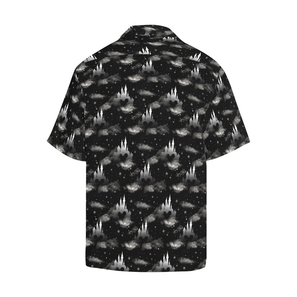 Black And White Castles Hawaiian Shirt