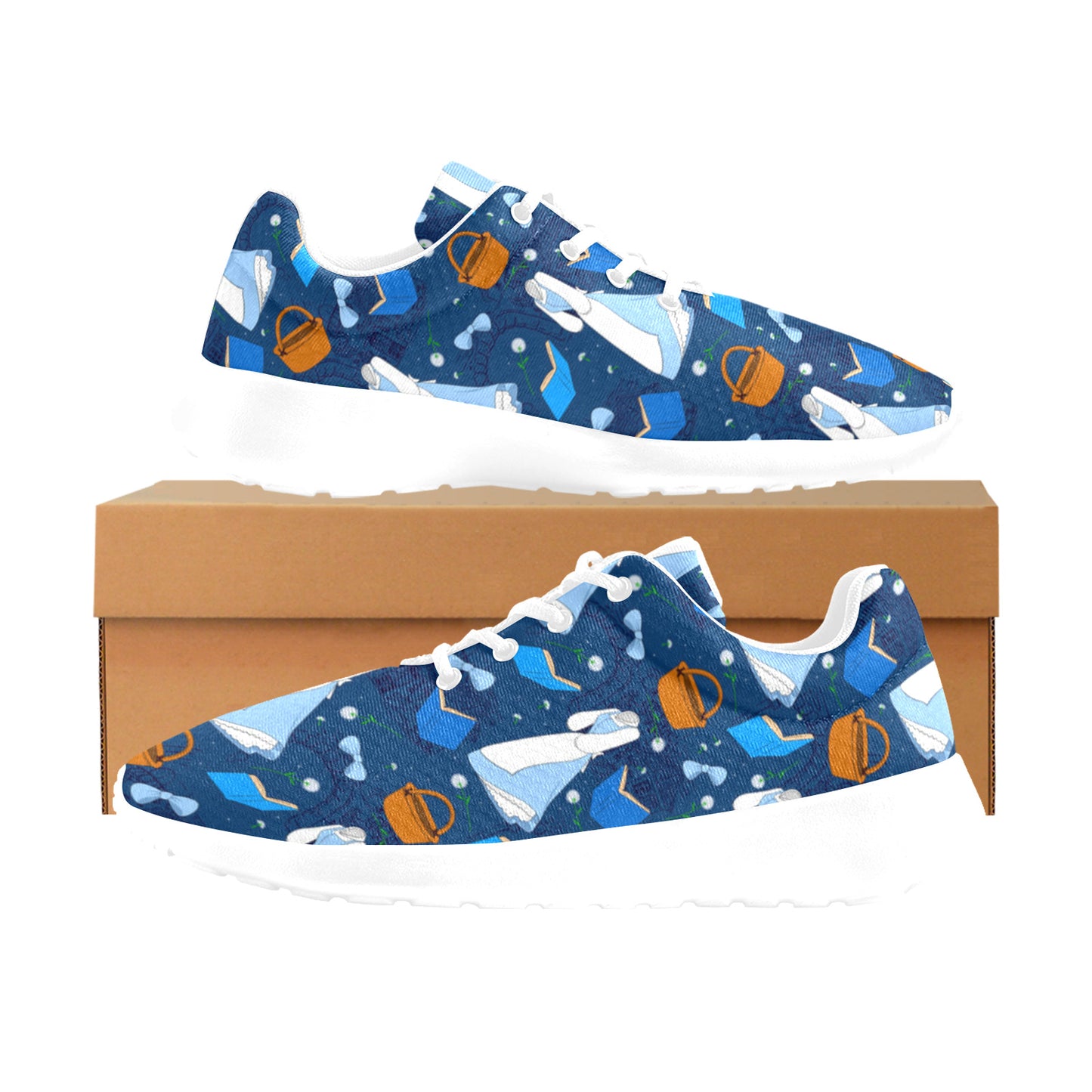 Disney Beauty And The Beast Nose Stuck In A Book Men's Athletic Shoes