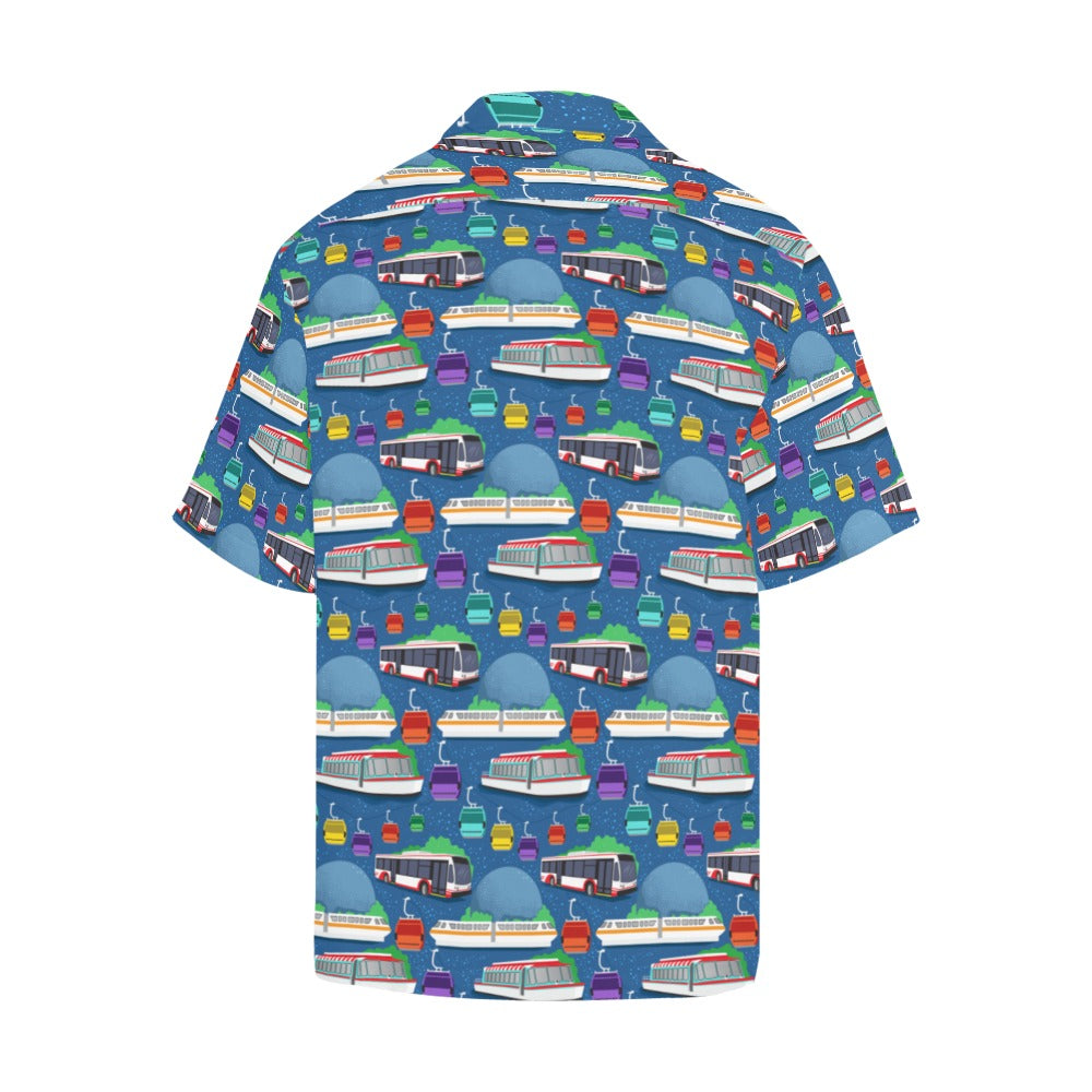 Park Transportation Hawaiian Shirt