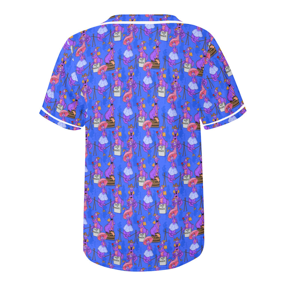 Haunted Mansion Figment Baseball Jersey