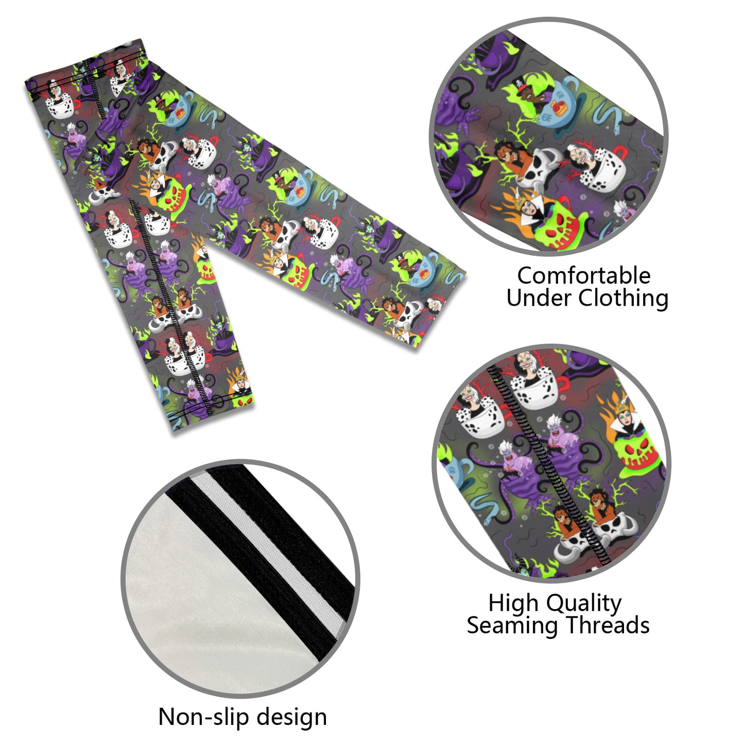 Villains Tea Cups Arm Sleeves (Set of Two)