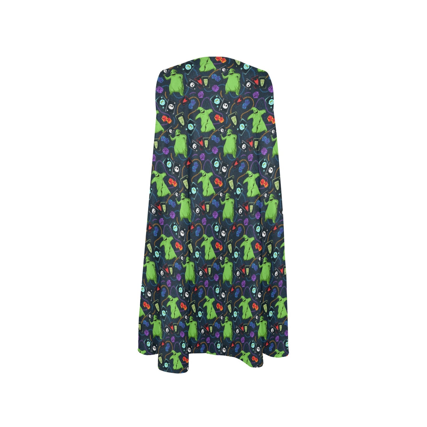 Disney Nightmare Before Christmas Oogie Cards And Dice Sleeveless A-Line Pocket Dress