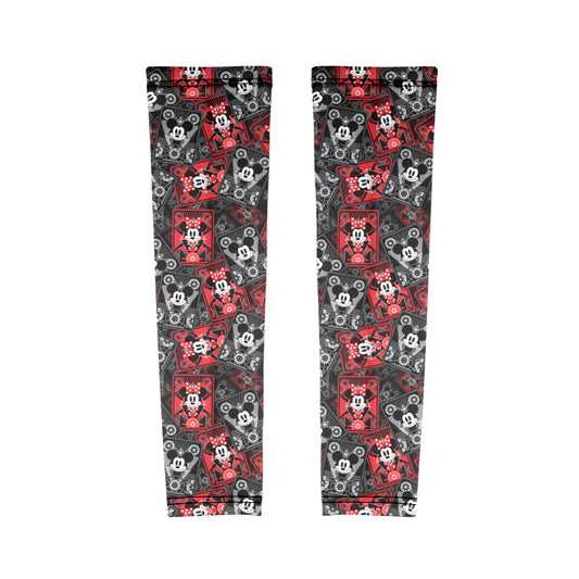 Steamboat Mickey And Minnie Cards Arm Sleeves (Set of Two)