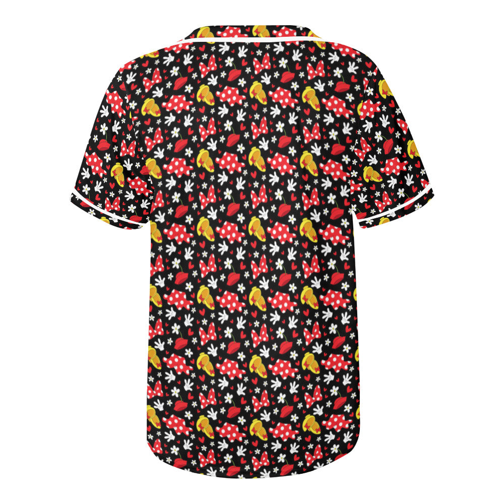 Disney Minnie Mouse All About The Bows Baseball Jersey