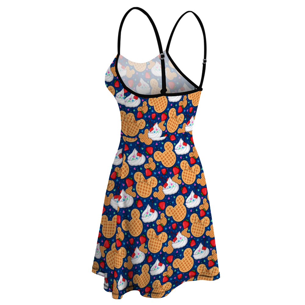 Waffles Women's Sling Short Dress
