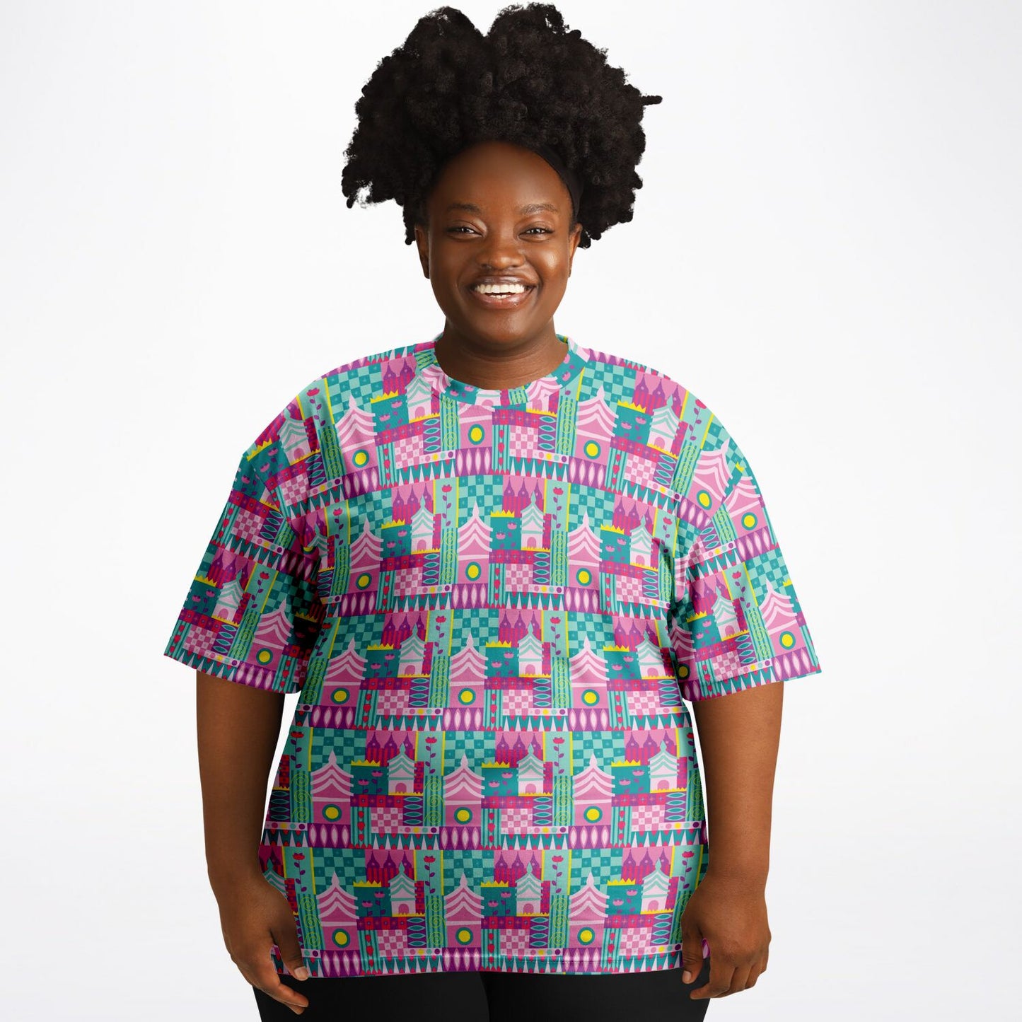 Small World Unisex Plus-size T-Shirt