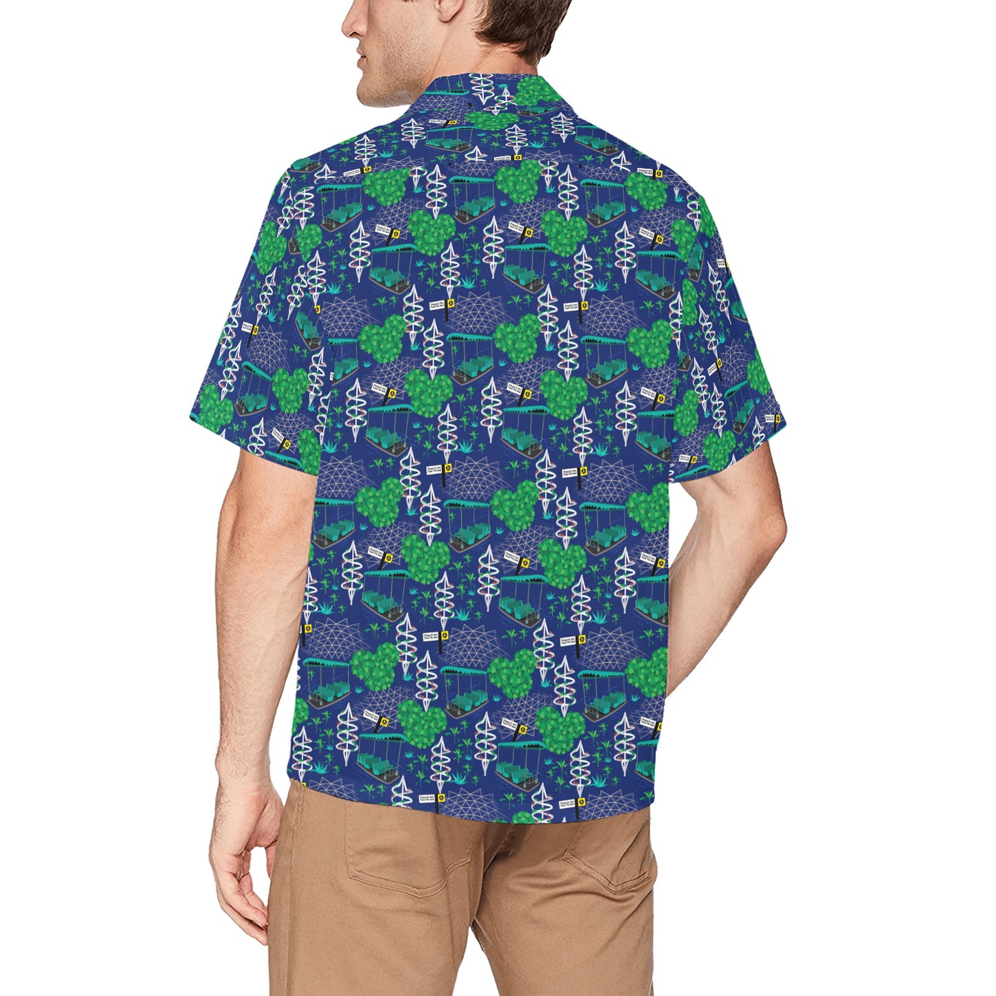 Living With The Land Hawaiian Shirt With Chest Pocket