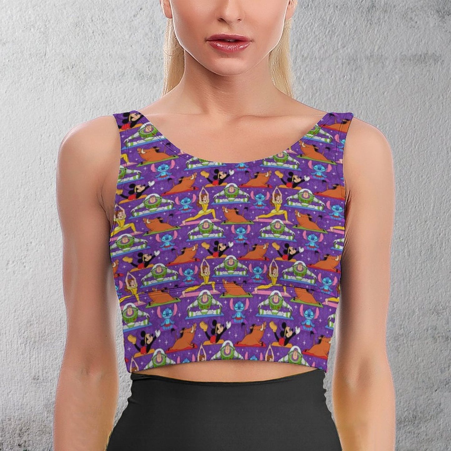 Yoga Women's Crop Tank Top - Ambrie