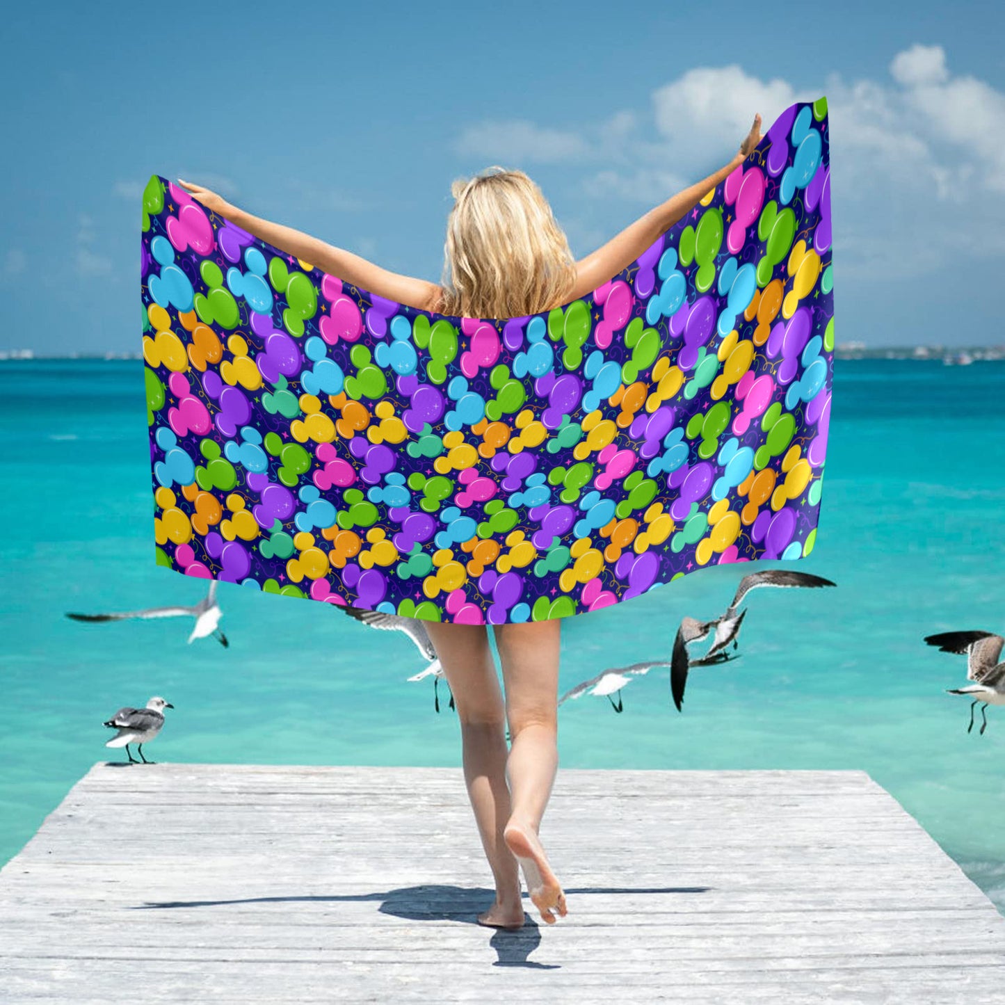 Balloon Collector Beach Towel