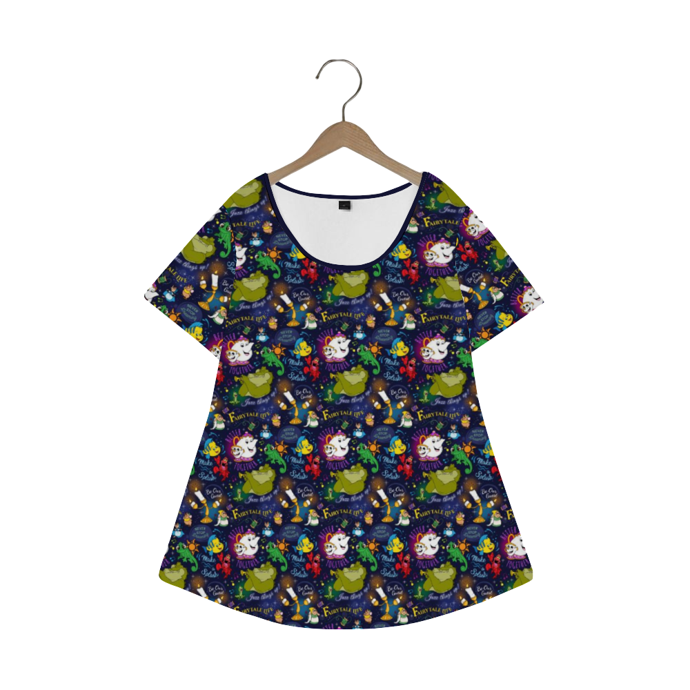 Sidekicks Women's Crew Neck Loose Tunic