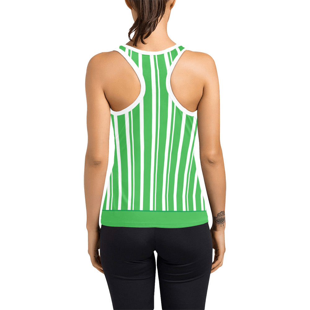 Dapper Dan Green Women's Racerback Tank Top