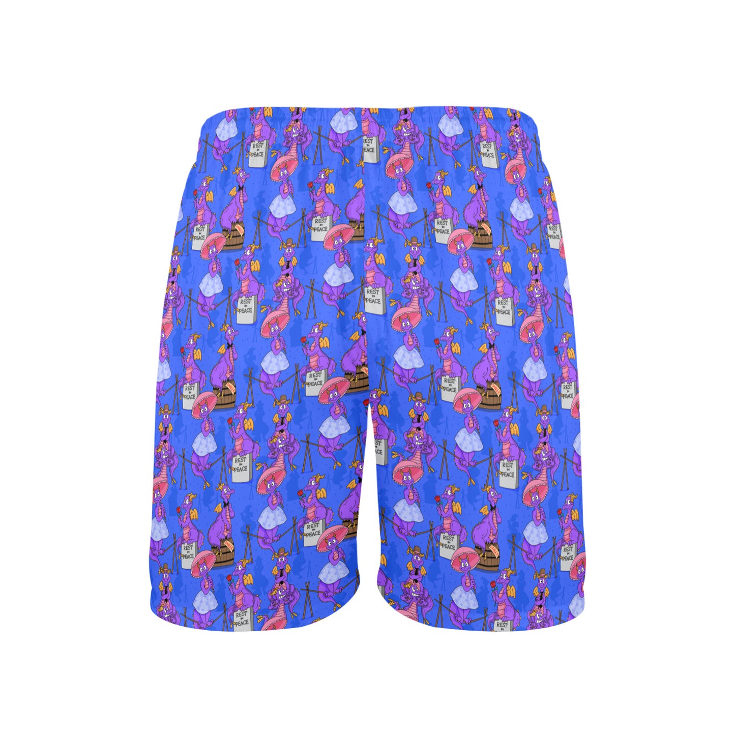 Haunted Mansion Figment Men's Swim Trunks Swimsuit