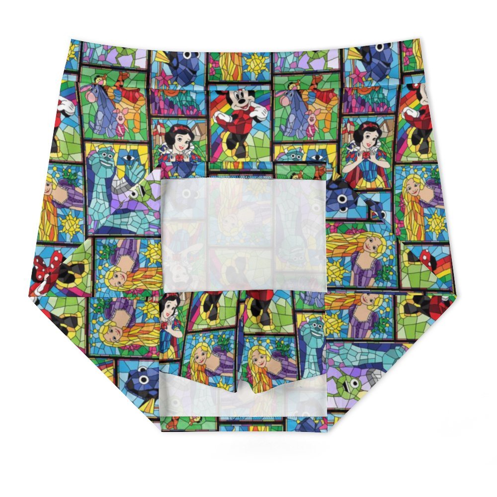 Stained Glass Characters Athletic A-Line Skirt With Pocket