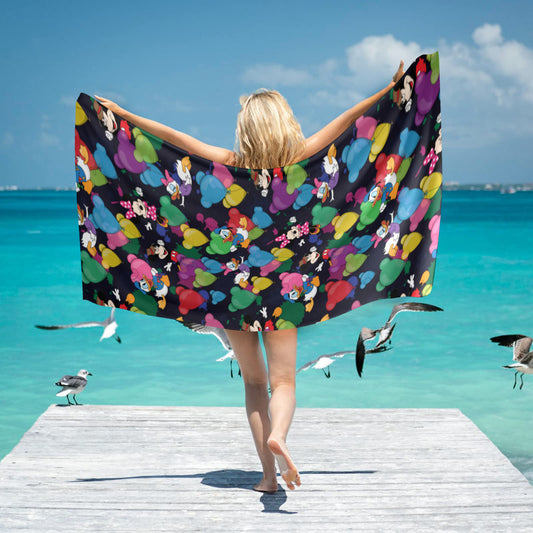Character Balloons Beach Towel