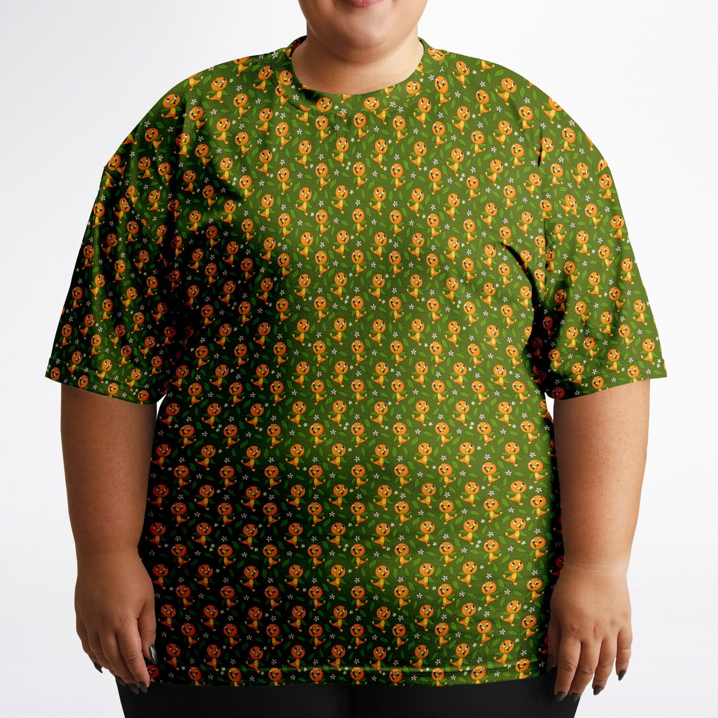 Orange Bird Unisex Plus-size T-Shirt