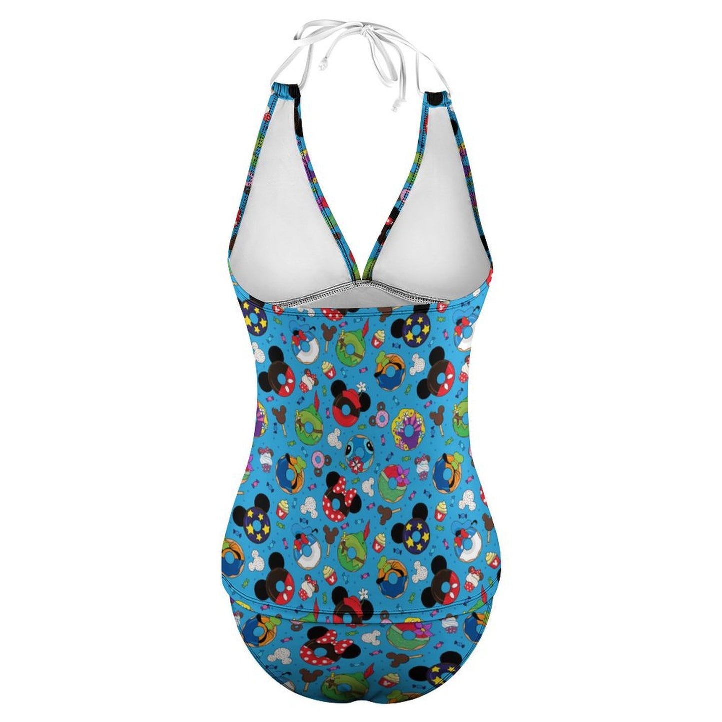 Character Donuts Women's Split Swimsuit