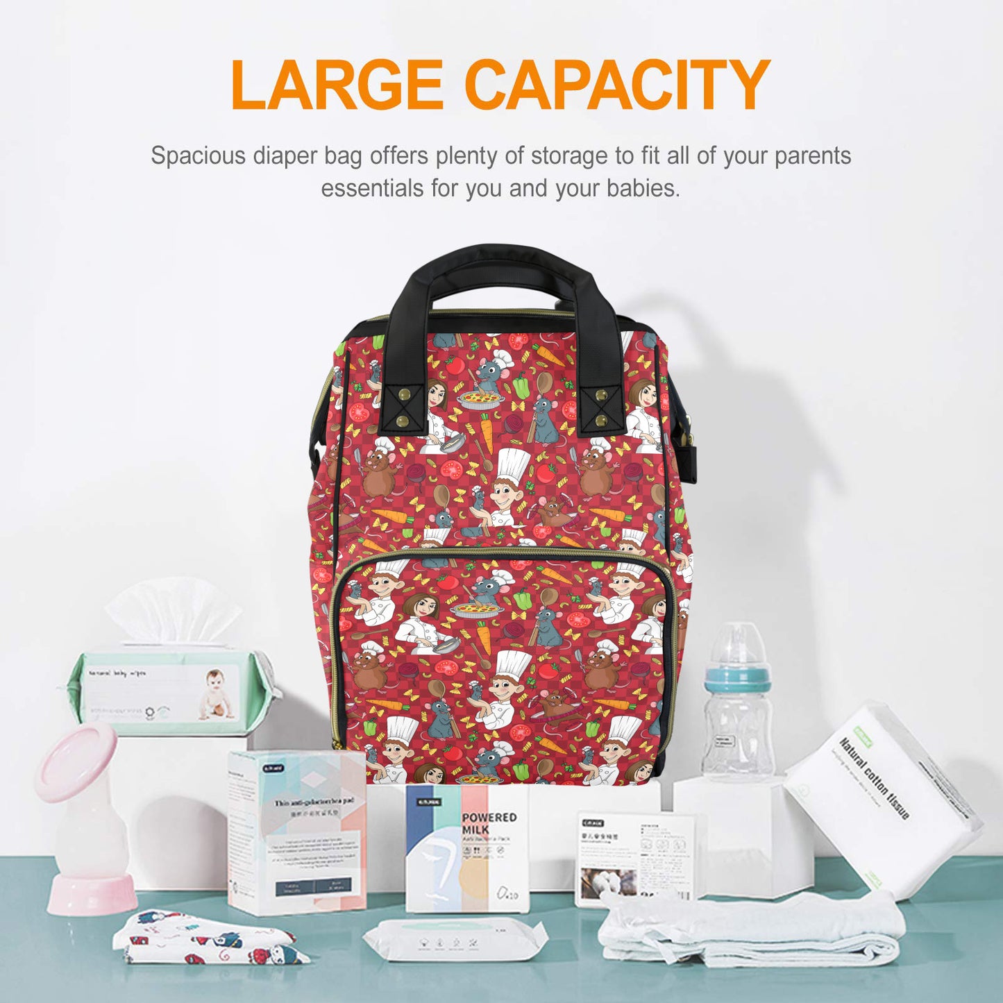 Ratatouille Multi-Function Diaper Bag