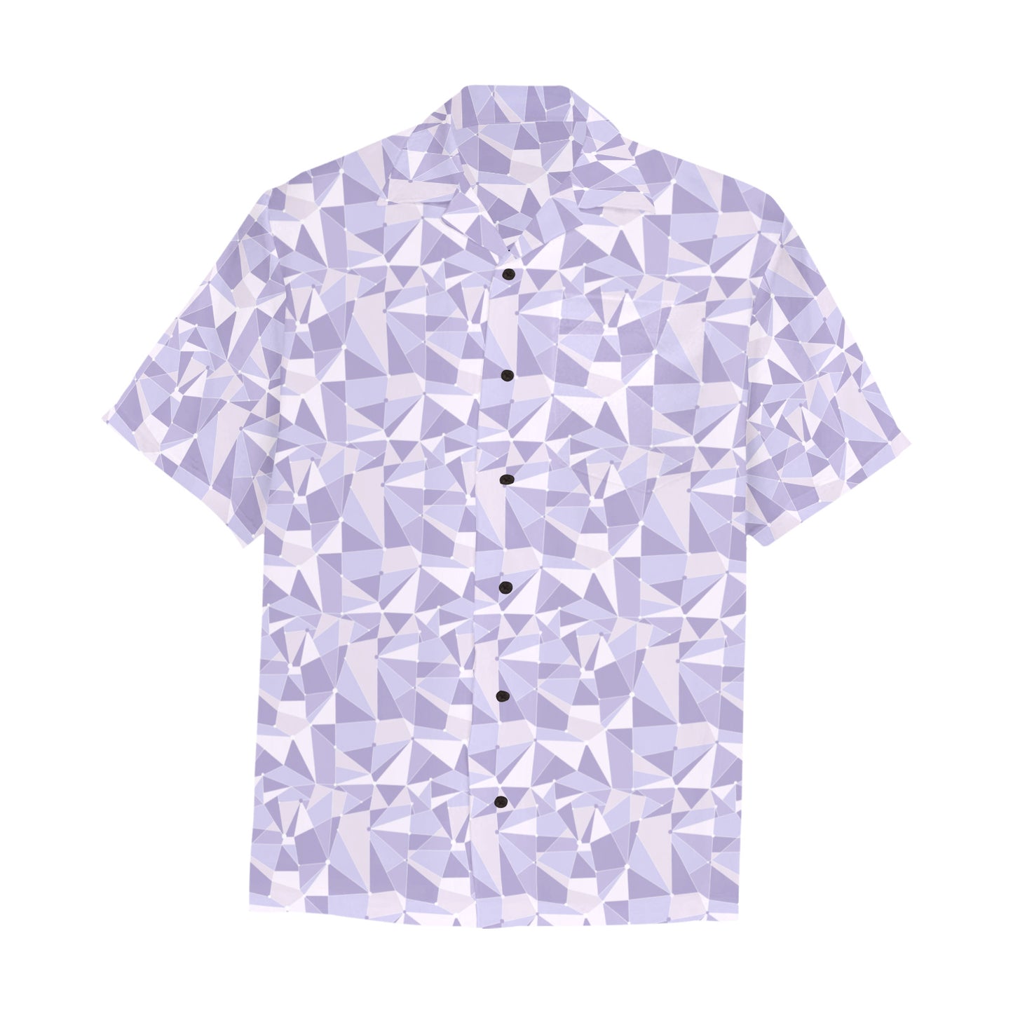 Purple Wall Hawaiian Shirt With Chest Pocket