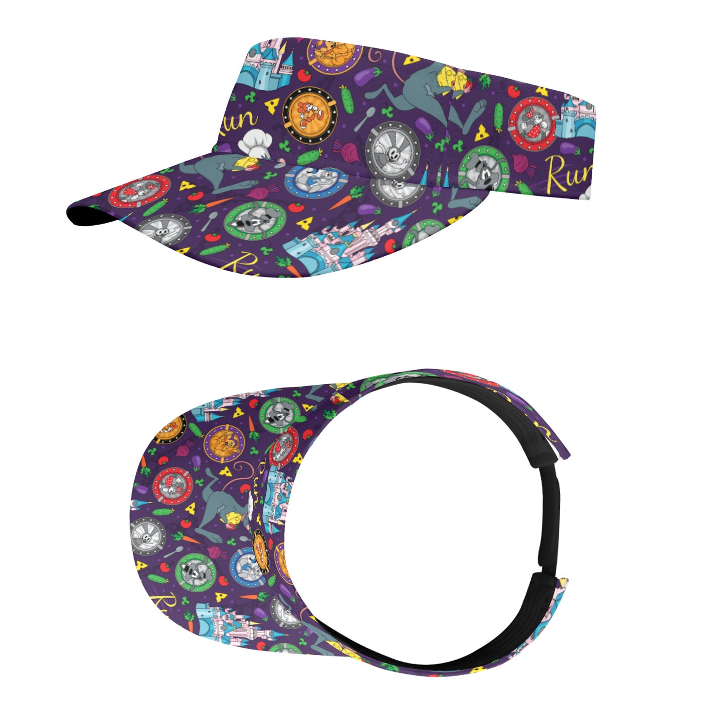 Ratatouille Wine And Dine Race Athletic Visor